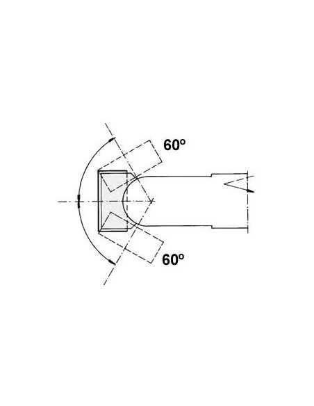 Portacuchillas para biselar inclinable para tupi grados ángulo
