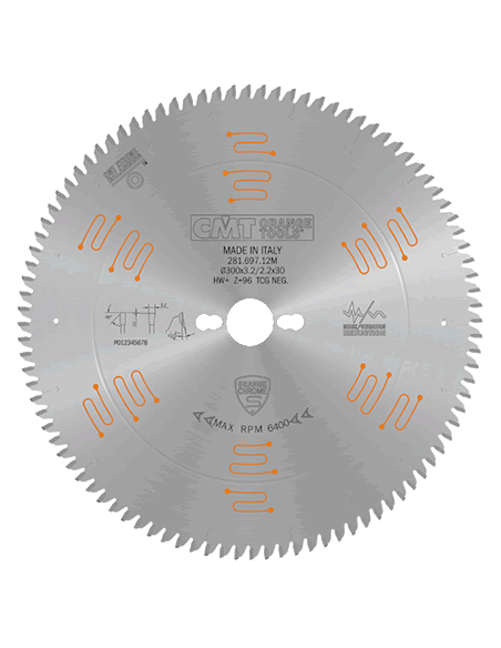Sierra circular CMT 281 para corte de  laminados y HPL