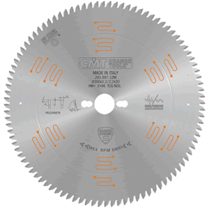 Sierra circular CMT 281 para corte de  laminados y HPL