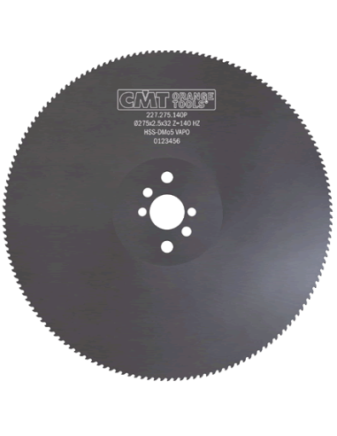 Disco HSS para cortar metal y acero 227 CMT
