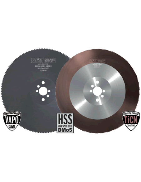 Disco HSS de CMT para cortar metal y acero serie 227