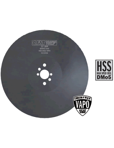 Disco HSS VAPO de CMT para cortar metales duros  No afilado