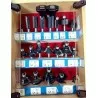 Conjunto de fresas variadas para fresadora portatil