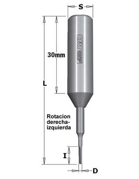Broca md integral 57,5 derecha