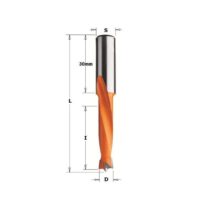 Hepyc broca para pared widia(metal duro) extralarga 10x400mm