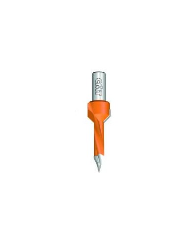 Broca con avellanador para agujero pasante y conexión rápida en taladros y cnc Broca con avellanador para agujero pasante y conexión rápida en taladros y cnc
