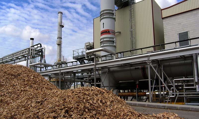 planta industrial de biomasa