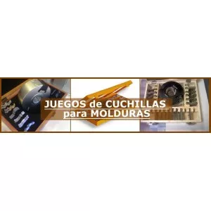 Juegos CUCHILLAS para MOLDURAS
