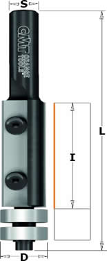Fresa con cuchillas metal duro integral reversibles para refundir con doble rodamiento