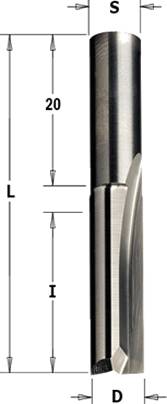 Fresa ideal para entrar taladrando y contornear en maderas y sus derivados