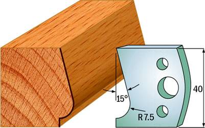 Cuchillas para madera cmt perfil 690.038