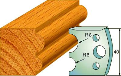 Cuchillas y contracuchillas para la madera