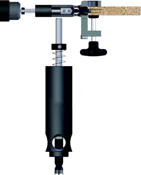 Adaptador portabrocas para plantillas CMT900 y CMT656