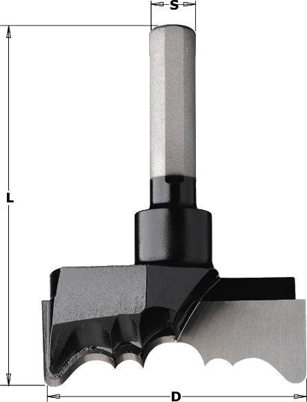 Fresas para hacer rosetas de madera en taladros de columna, tornos, o maquinas cnc
