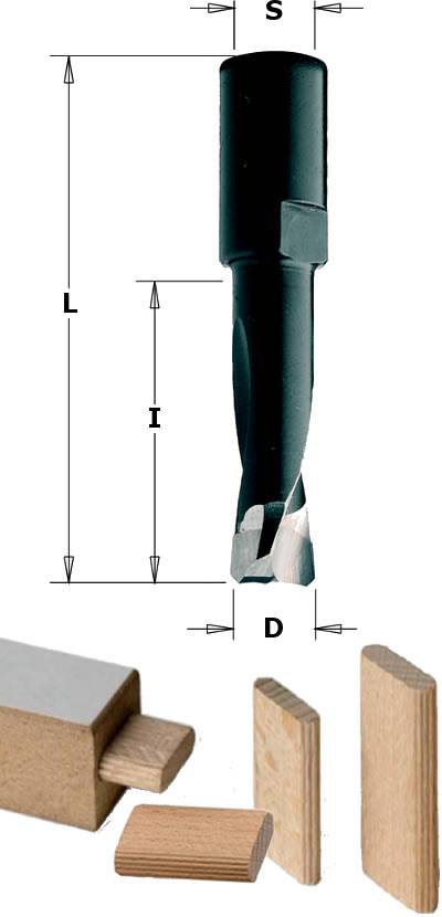 Fresa para ranuras y espigas para maquinas Domino® de Festool®