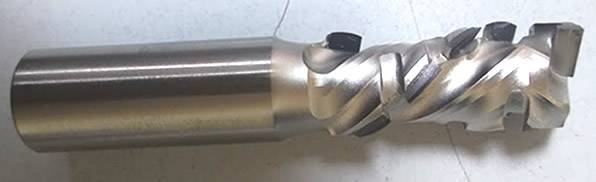 Fresa de diamante helicoidal con cortes axiales a 45 grados