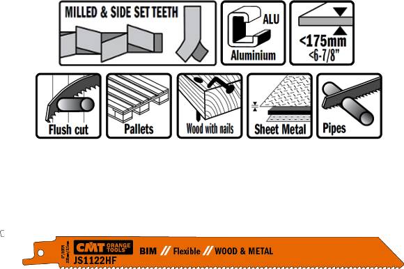 Hojas de sierra para sables de calidad BIM 8%Co, para el corte de metales y madera para la restauracion de palets