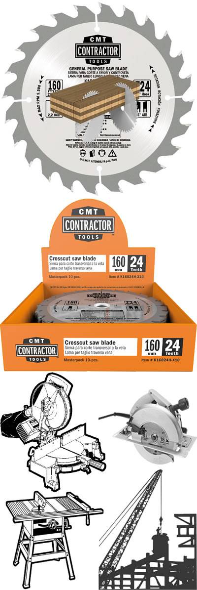 Pack de 10 sierras circulares para aficionados de la madera, restauradores o trabajos de construccion