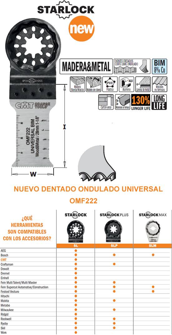 NUEVO: Accesorio herramienta multifuncion oscilante, hojas de sierra para madera y metal