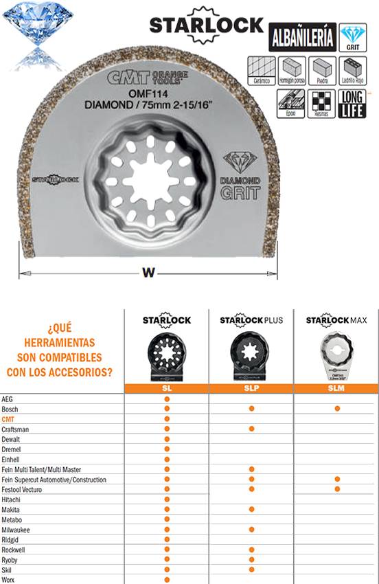 Sierra circular de diamante para multi-materiales-Tecnocorte