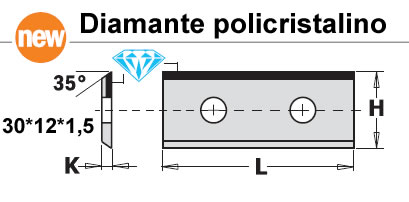 Cuchillas de diamante polcristalino para fresas de madera