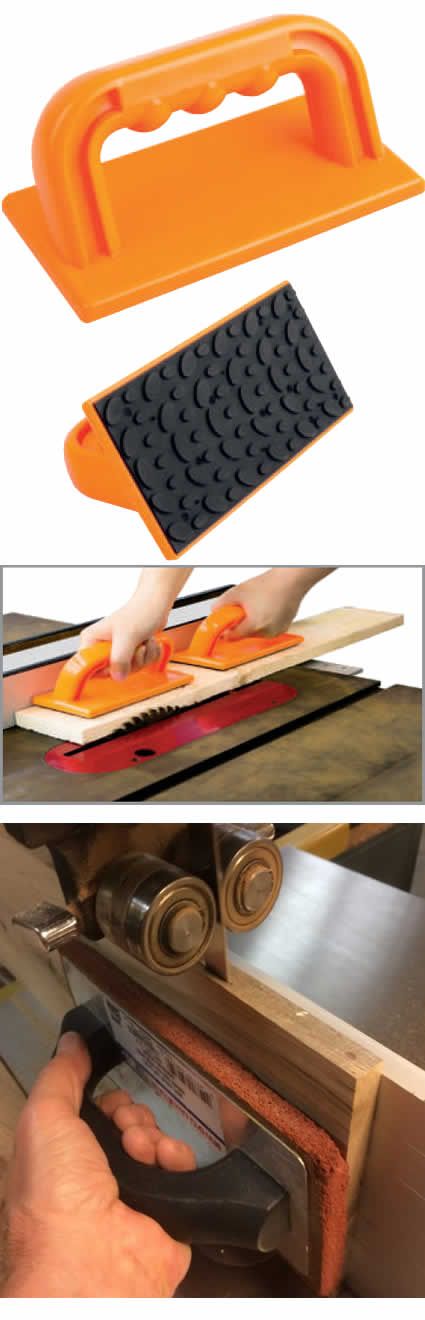 Plancha de empuje para madera de seguridad