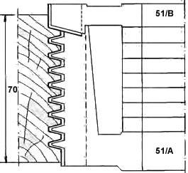 Portacuchillas para ensambles de espesor variable