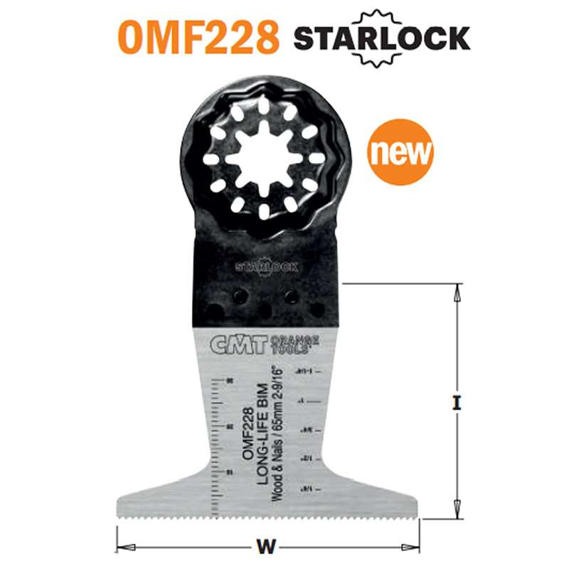 hoja sierra inmersion perfiladora Bimetal OMF228