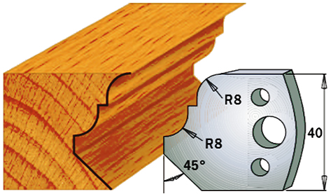 cuchillas moldura madera 690073