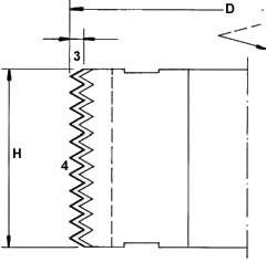 cuchilla cabezal juntas encoladas 50x12x1,5