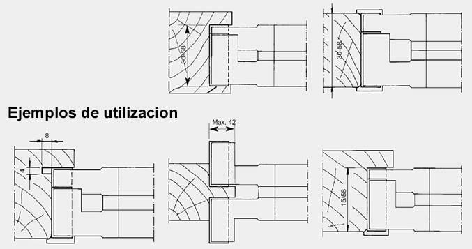 cabezal regulable lleva incorporados accesorios para ranurar, chaflanar y redondear