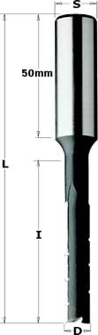 Brocas para escoplear de corte recto con rompevirutas