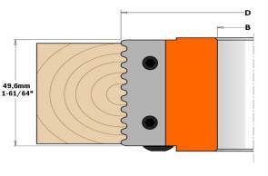 cabezal portacuchillas para realizar  juntas permite realizar una de las juntas resistentes en todos los tipos de madera y sus derivados