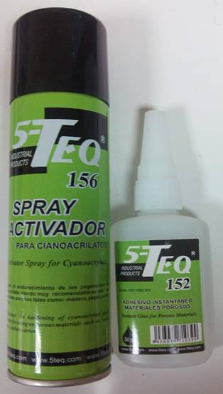 ADHESIVO INSTANTANEO CIANOCRILATO 50GR+200ML ACTIVADOR