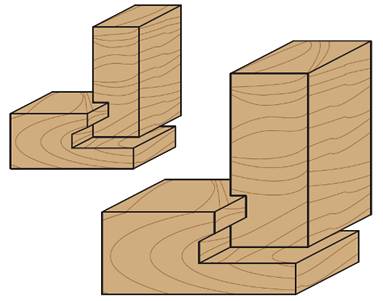 Uniones para fabricar cajones